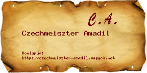 Czechmeiszter Amadil névjegykártya